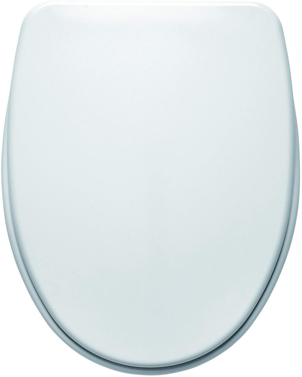 Omgoods - D-vormige Toiletzitting met Montageset, Wit