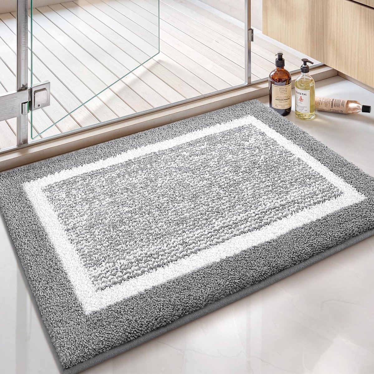 Omgoods - Microfiber Badmat 40 x 60 cm - Zacht en Antislip
