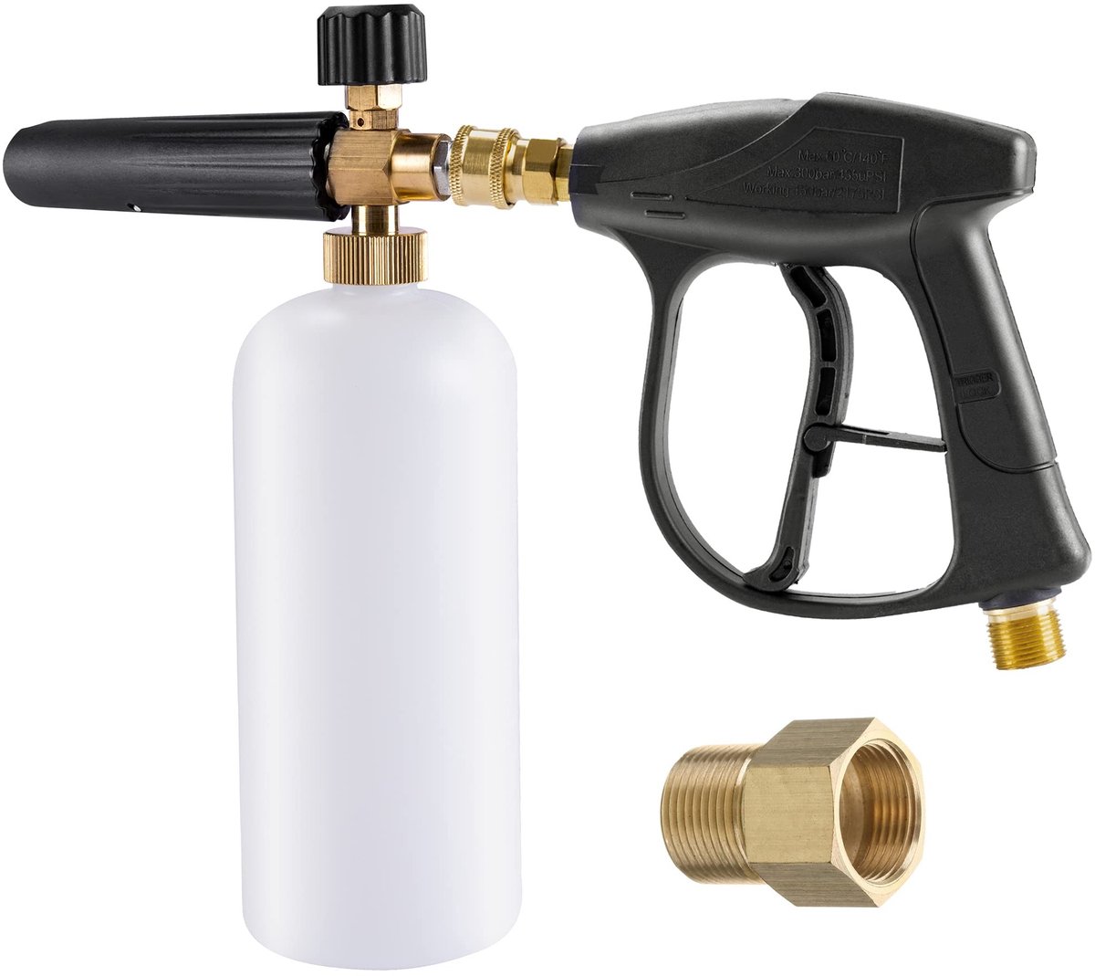 Omgoods - Snow Foam Lance voor Hoge Drukreinigers met Aanpasbare Nozzle