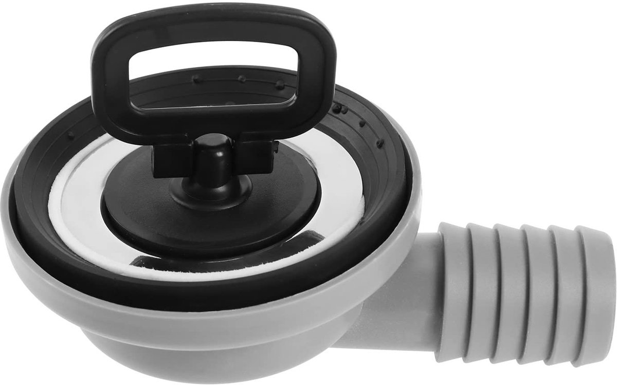 Omgoods- Afvoerset RVS - Afvoerstop - Korfplug - Afvoerplug - Afvoerstop voor wastafel - Goede afdichting - Geschikt voor 42-50 mm opening