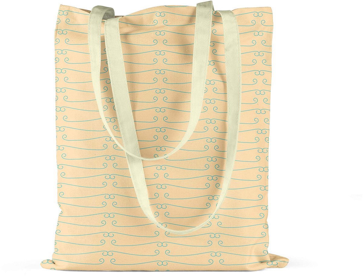 Omgoods - Herbruikbare Canvas Tote Bag, Eco-vriendelijk en Vaatwasmachinebestendig, 34x40 cm