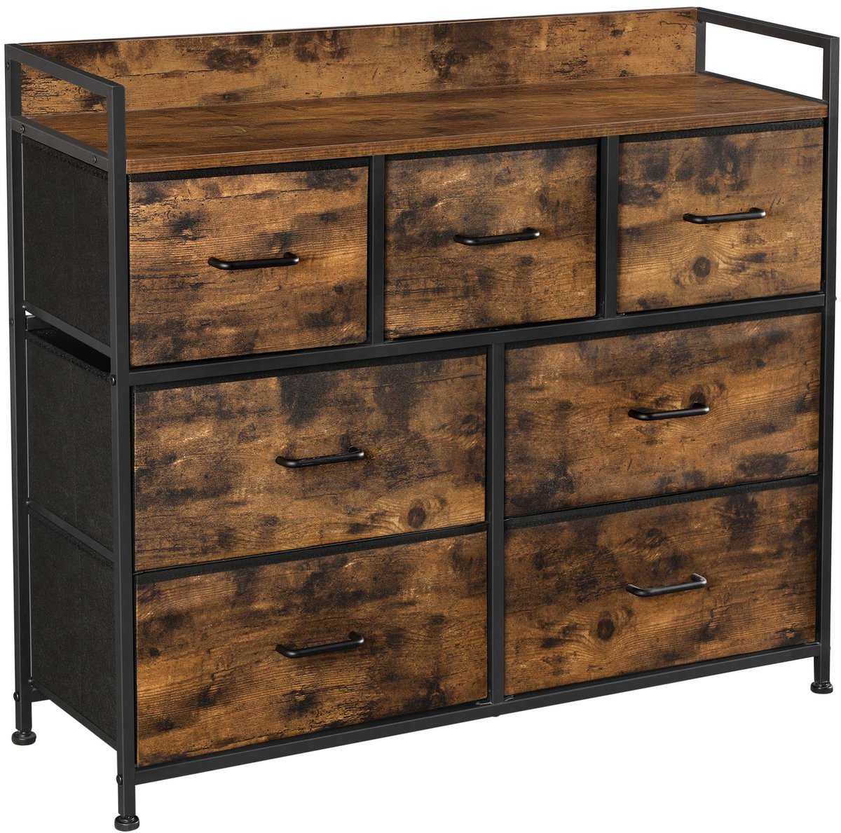 Omgoods - Opbergkast met 7 Lades in Industrieel Design