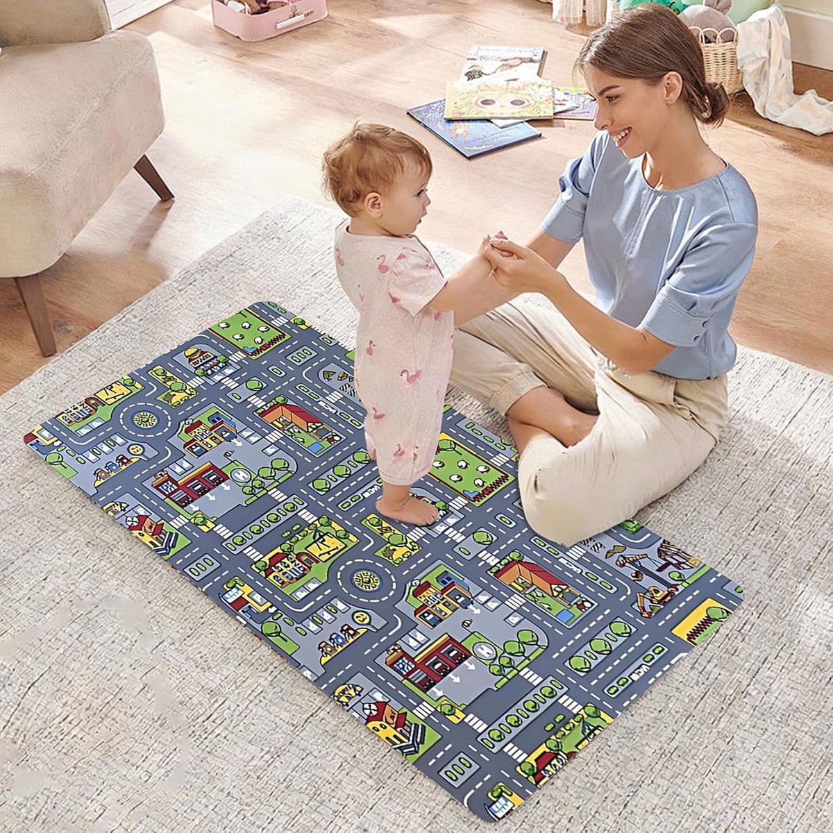 Racetapijt voor kinderen, 50 x 80 cm, kindertapijt