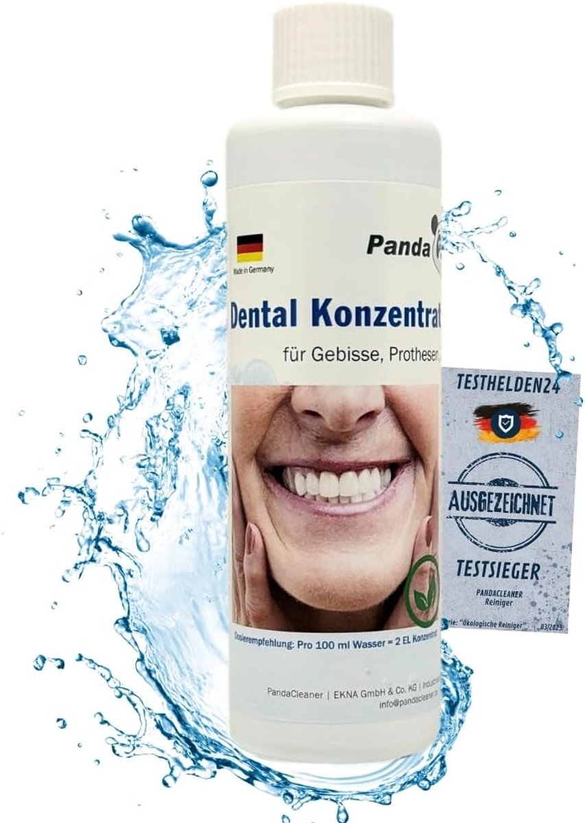 Dental Concentraat Ultrasone reiniger, verwijdering van aanslag en verkleuringen, voor gebitten, prothesen - ShopVlot