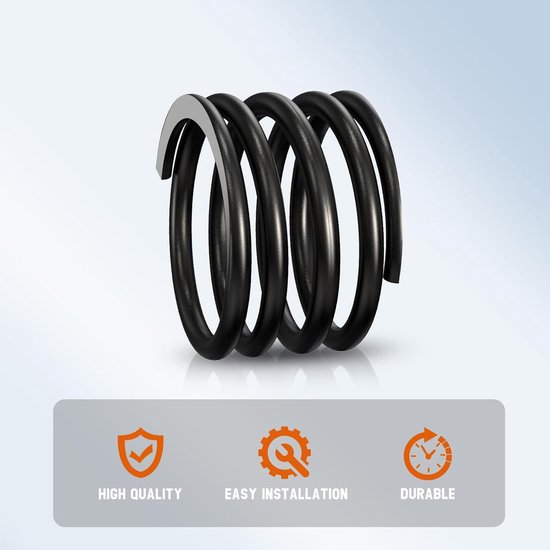 Reserveveer drukveer voor Makita DUR181 - DUR181Z DUR181RF grastrimmer, 19 mm hoog, 21 mm breed, 2 stuks — afbeelding 3