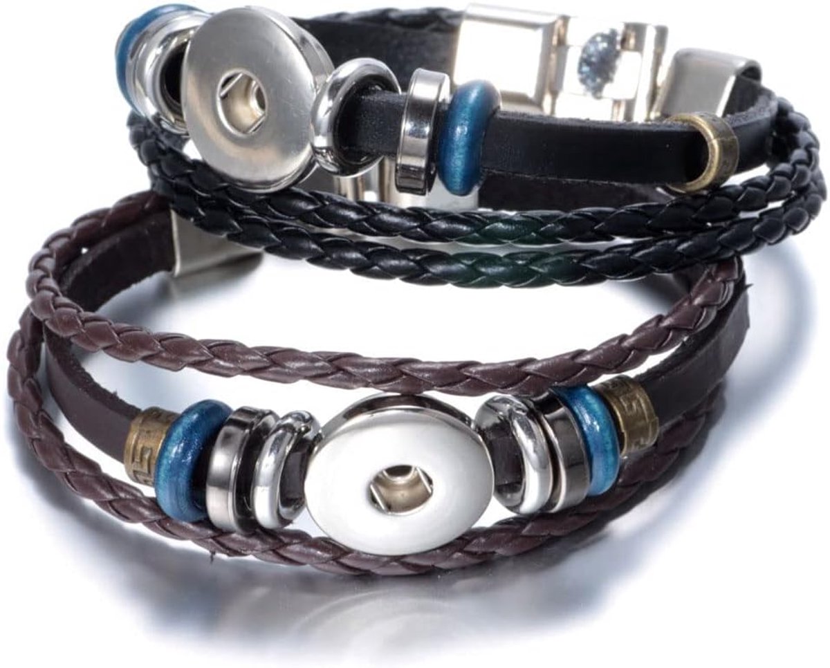 Bedels, Alloy with PU leather, Metaal