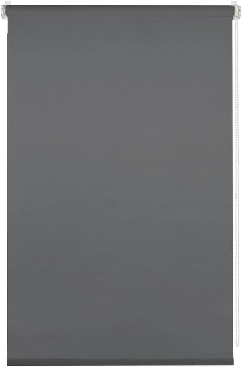 Rolgordijn 65 x 150 cm - Opaak - Anthraciet - Eenvoudige installatie zonder boren - ShopVlot