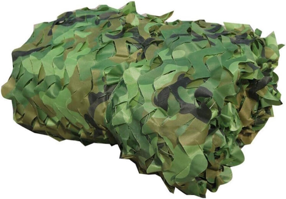 Camouflage Netting Bos Leger Camo Net Camping Mesh Netting Verbergen Cover Schieten Jacht Blind Decoratie Zonnescherm Autohoes Tent Schaduw Oxford Polyester