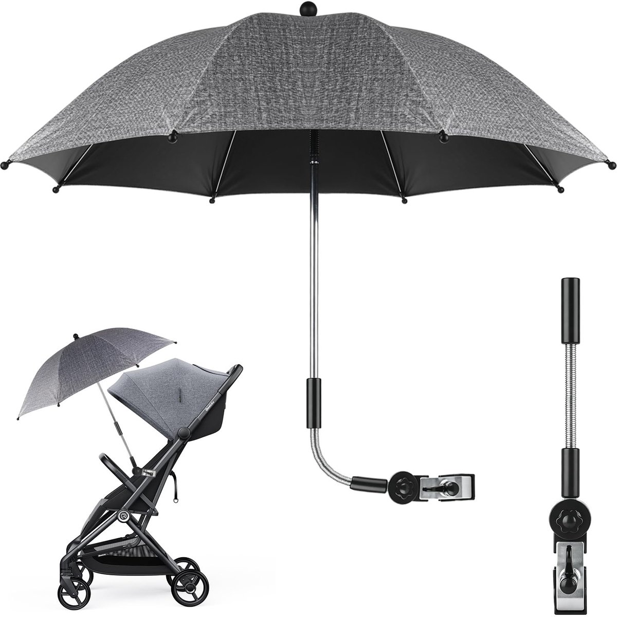 Omgoods - Universele Parasol voor Kinderwagens met UV-Bescherming