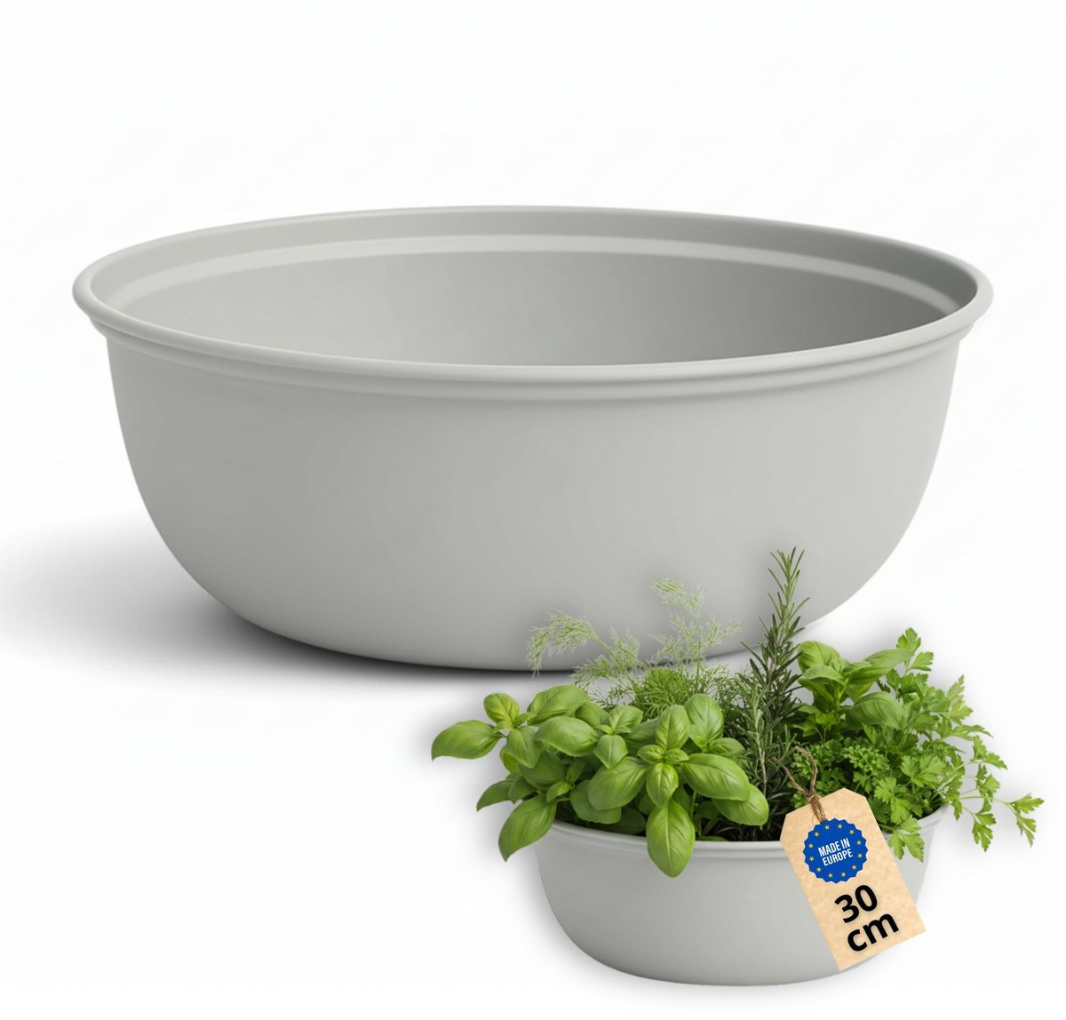 Omgoods - Multifunctionele Plantenschaal van Metaal 33 cm
