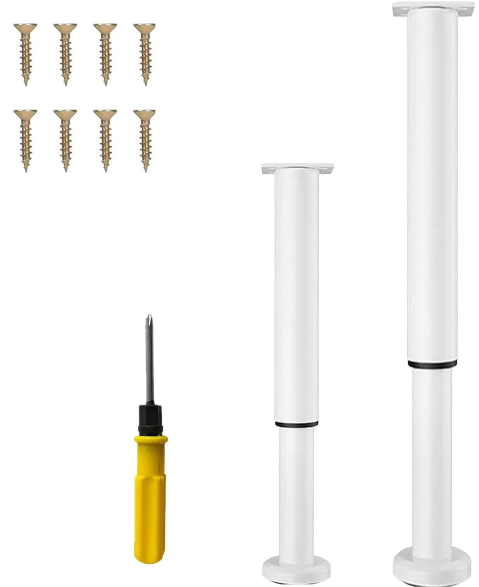 Omgoods - Verstelbare Meubelpoten van Metaal tot 120 cm voor Diverse Meubels