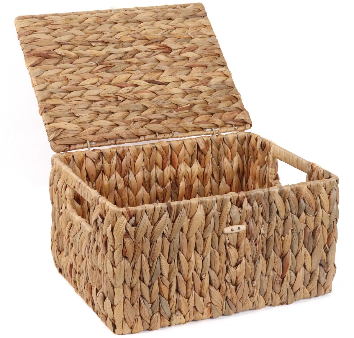 Omgoods - Opbergmanden van Wicker met Deksel voor Organisatie en Decoratie