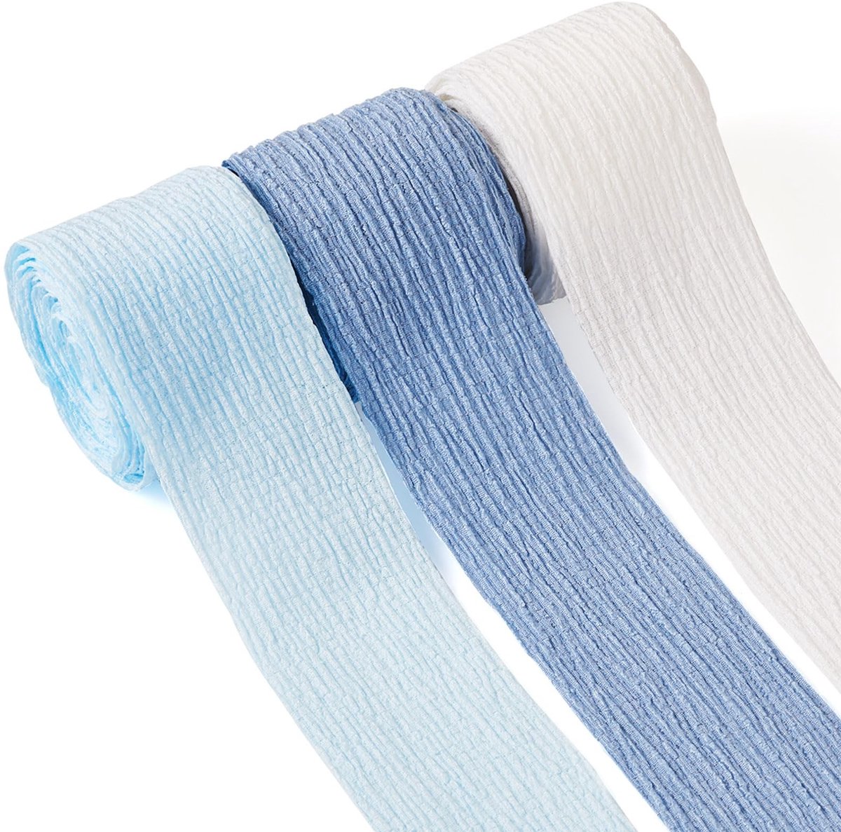 Omgoods - 9 Meter Chiffon Rimpelband in 3 Kleuren voor Decoratie