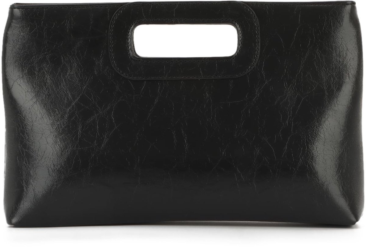 Omgoods - Dames Clutch Handtas van Faux Leer met Schouderketting