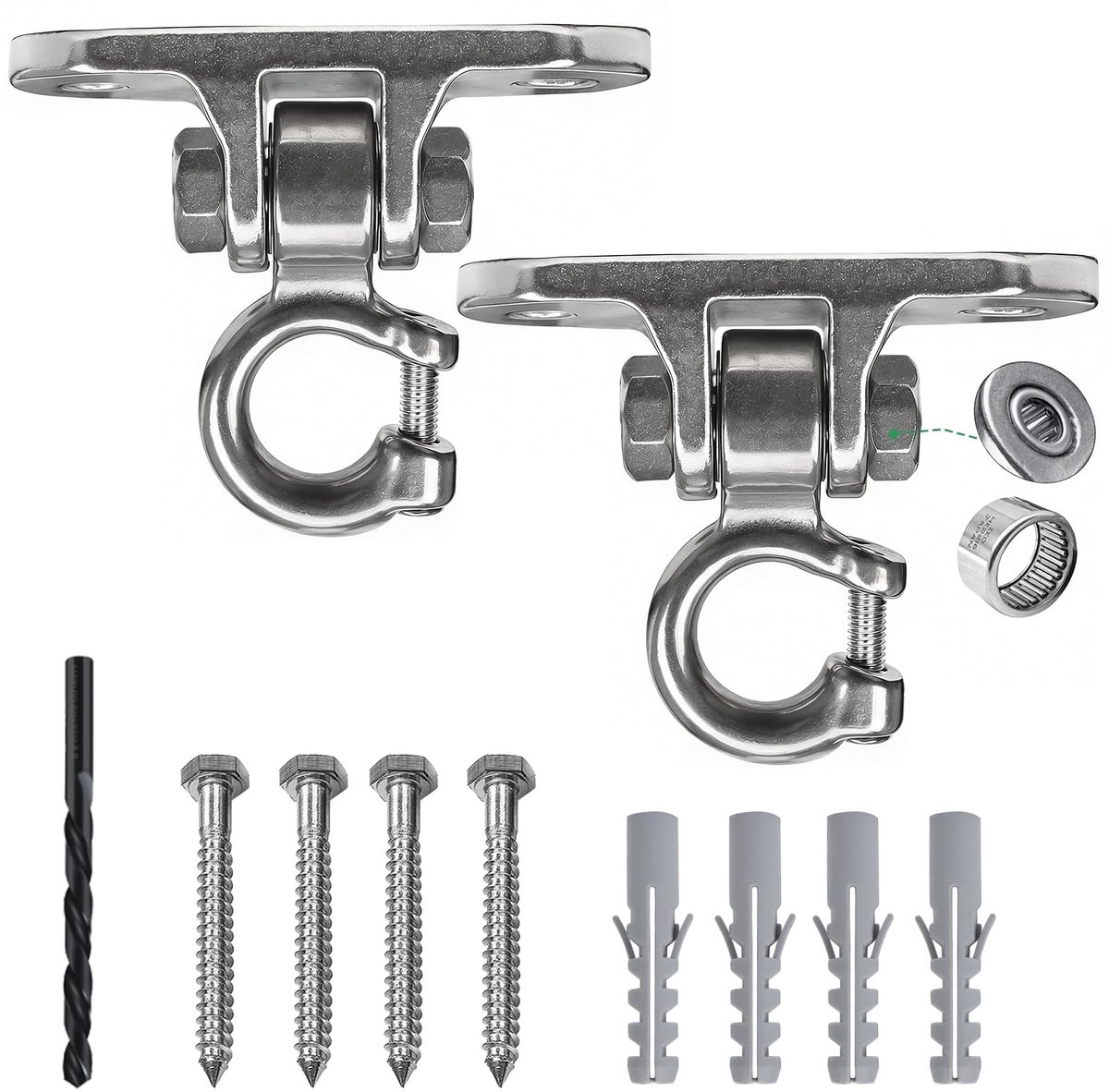 Omgoods - Heavy Duty Plafondhaken - 180° Rotatie voor Schommels
