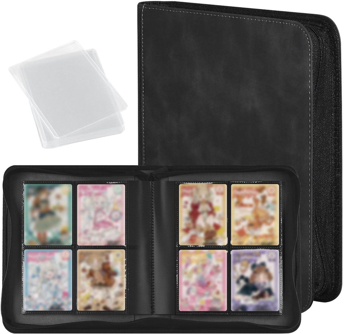 Omgoods - Trading Card Album met 112 Compartimenten en Toploader