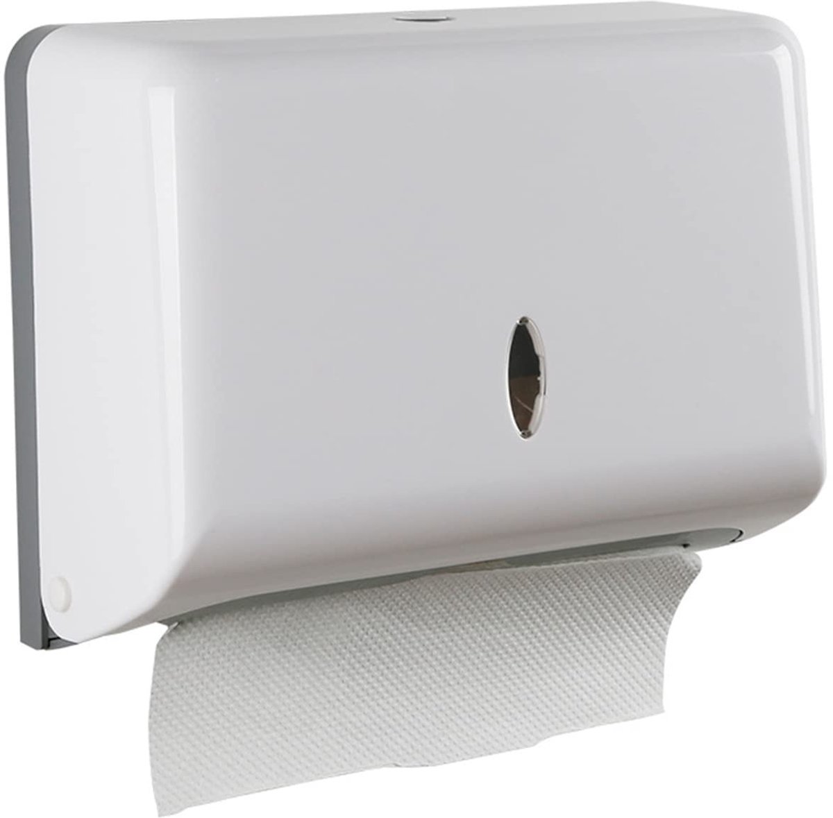 Omgoods - Wandgemonteerde Papieren Handdoekdispenser voor Z-vouw - Wit