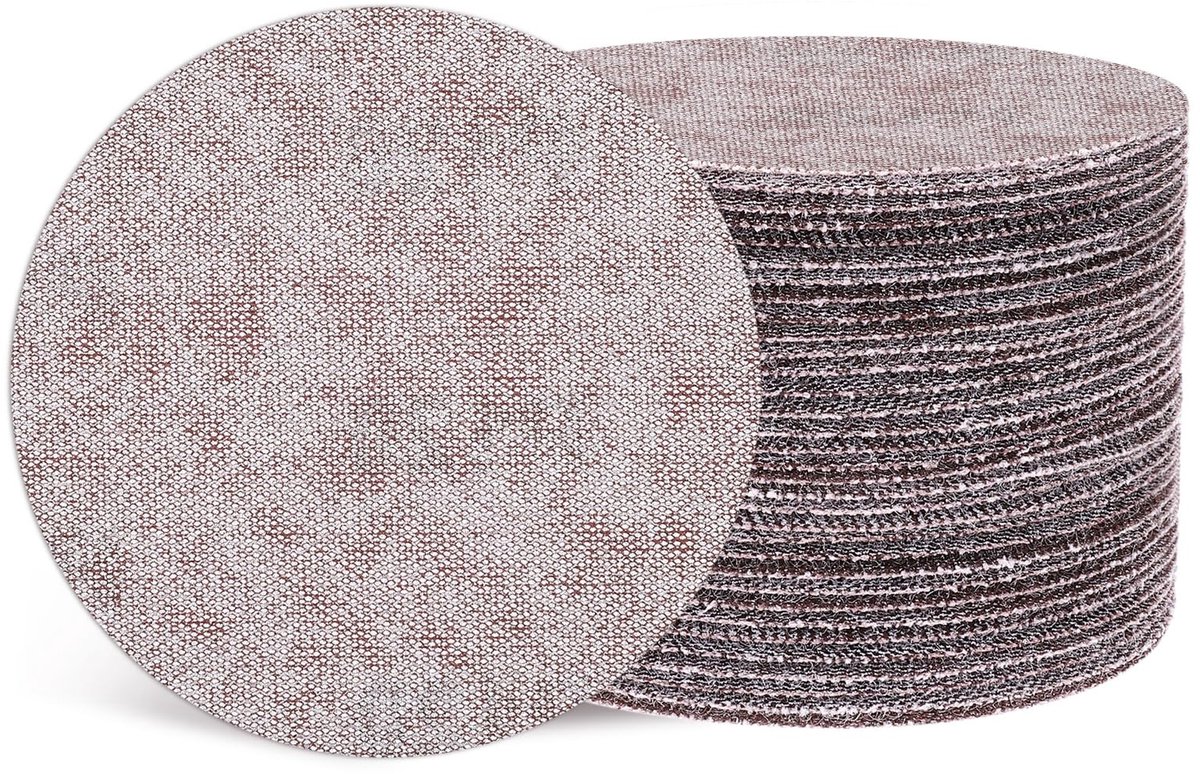 Omgoods - 100 Stuks Stofvrije Schuurdisc 125 mm 120 Grit