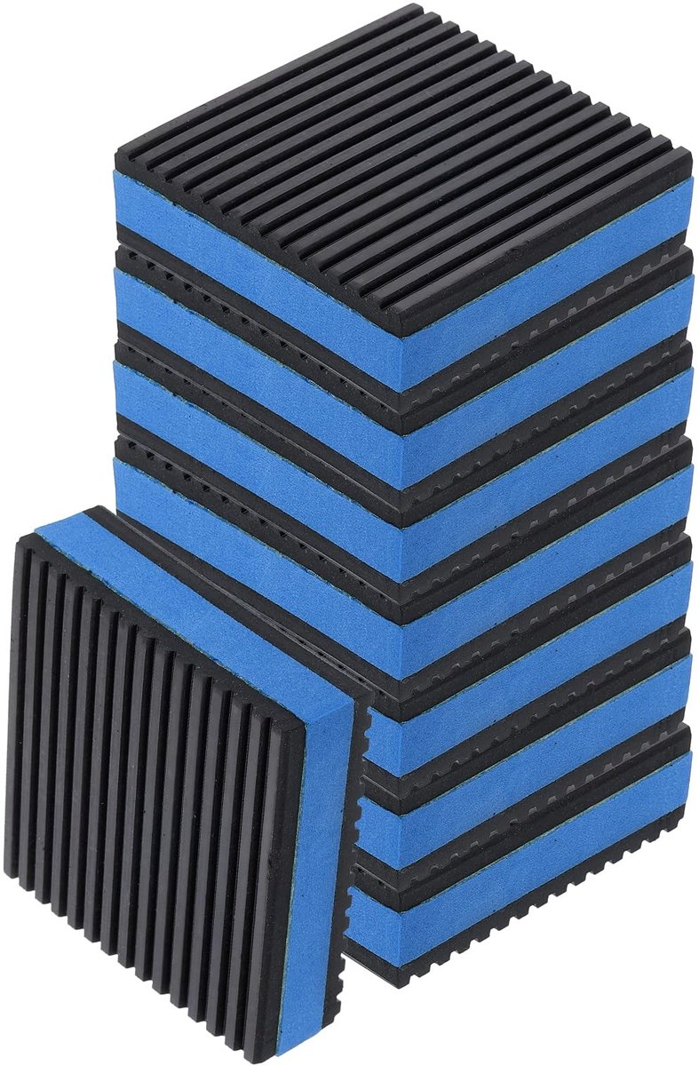 Omgoods - 8 Stuks Antivibratie Pads voor Wasmachine en Geluiddemping