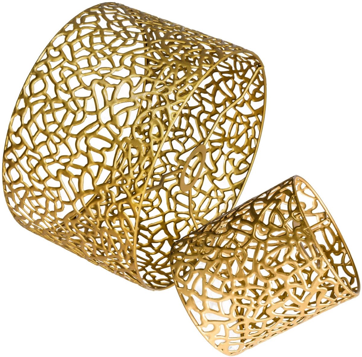 Omgoods - Ronde Rieten Lampenkap voor Boho Chic Verlichting in Huis