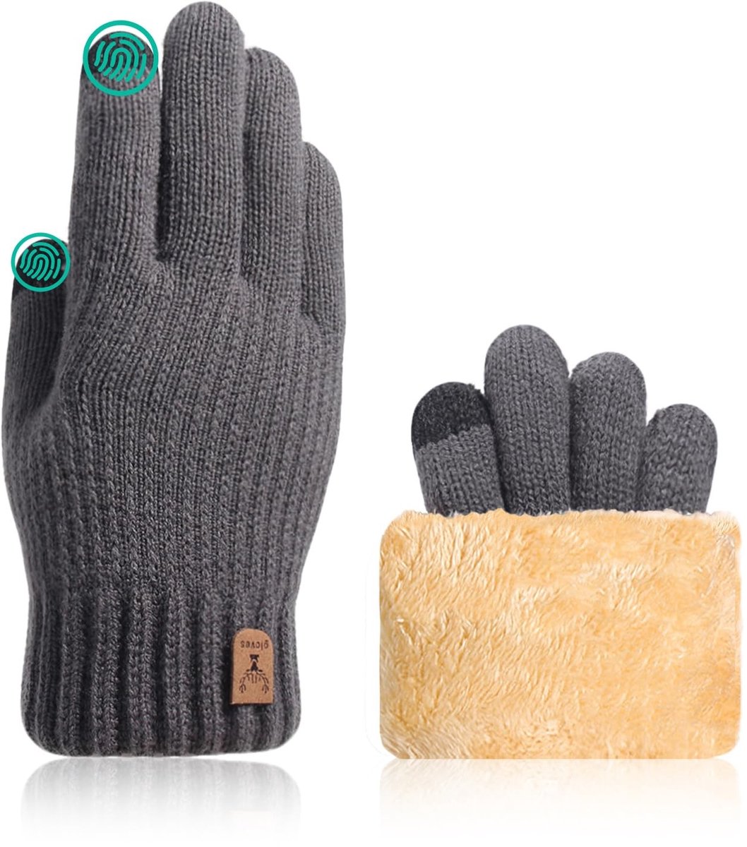 Omgoods - Winter Thermal Handschoenen met Fleece Voering voor Koude Dagen