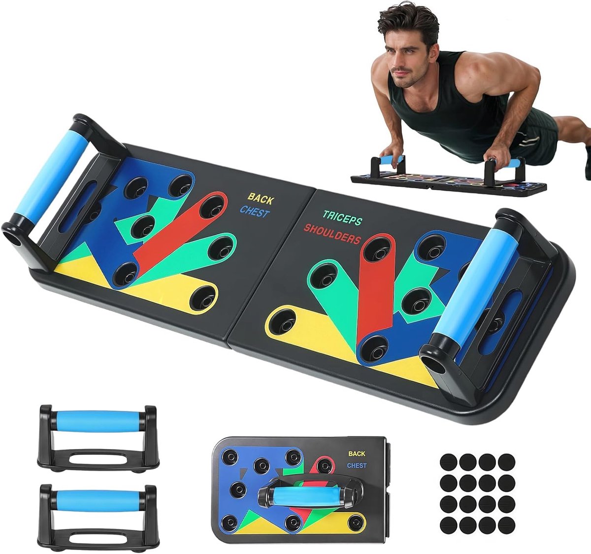 flintronic 13-in-1 push-upgrepen, push-upplank
