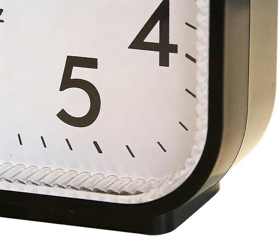 Wandklok met nachtlampje - Bureauklok Kamerdecoratie - Rustig Wakker Worden - Stille Beweging - 9 cm - Uniek — afbeelding 5