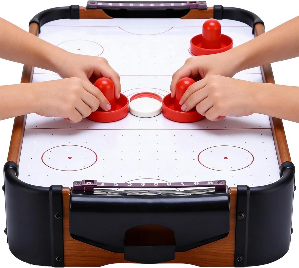 Air Hockey Tafel - Luchthockey Spel - Gezellig Spelen - Realistische Sport Simulatie - 50 x 30 x 9.5 cm