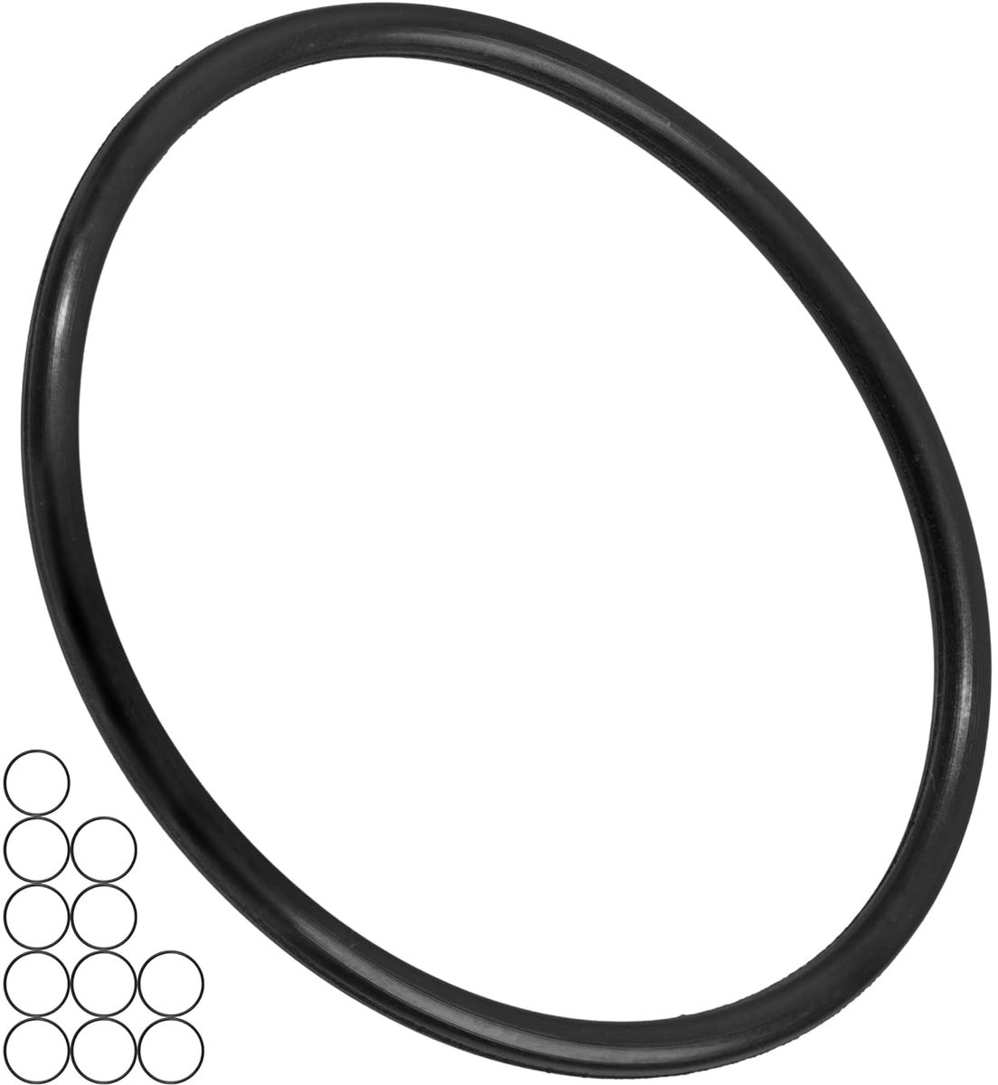 12 stuks, diameter AD 50 mm, diameter diameter 44 mm, dikte 3 mm, zwart, van nitrilrubber, rubberen ringen voor reparatie van sanitair, machines, motoren, afdichtingsset rubberen