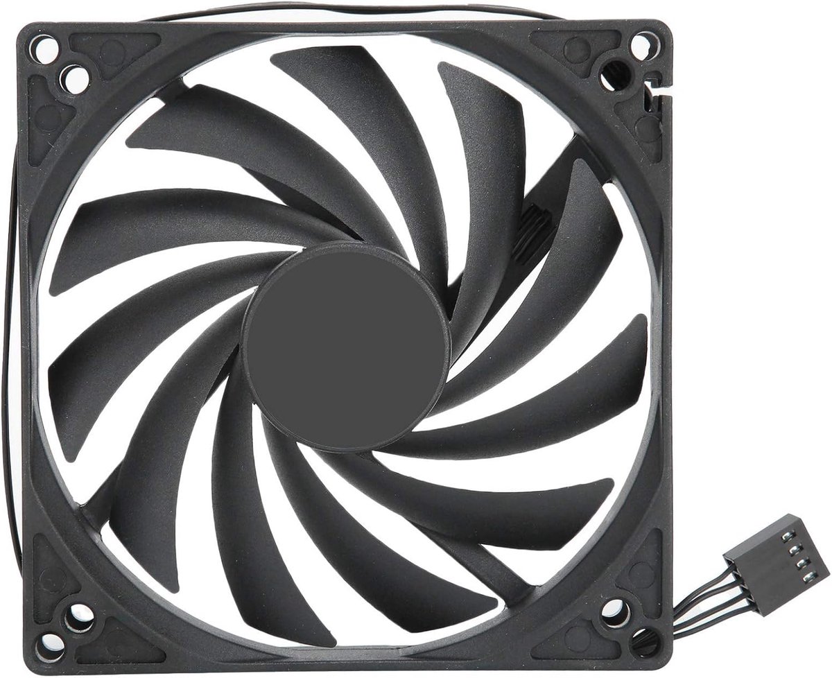 CPU koelventilator 12V 4pin - 100 x 100mm - stil ontwerp - lange levensduur tot 30.000 uur - ShopVlot