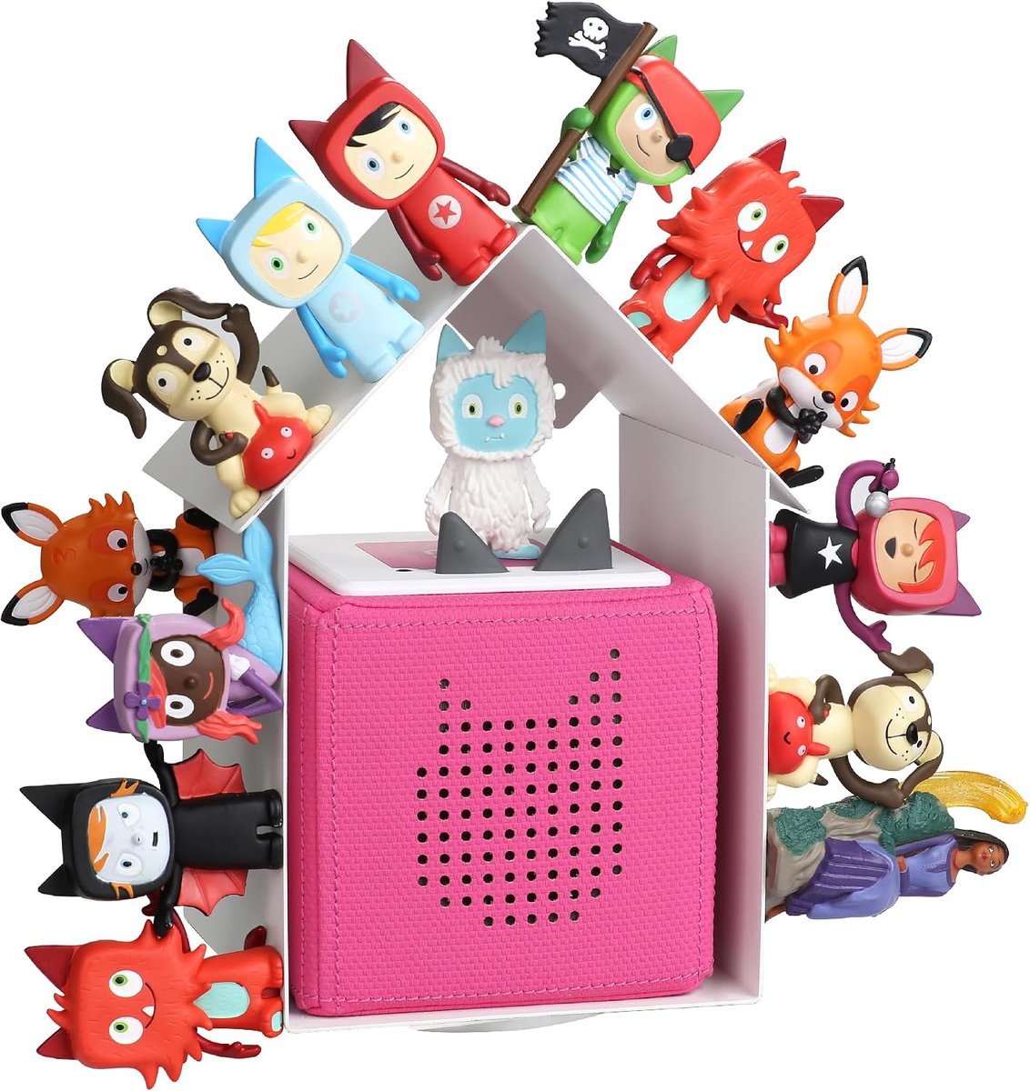 opbergplank voor Tonie Box Figuren - 40-50 stuks zelfklevende metalen plaat voor personages, creatieve displayplank voor kinderen
