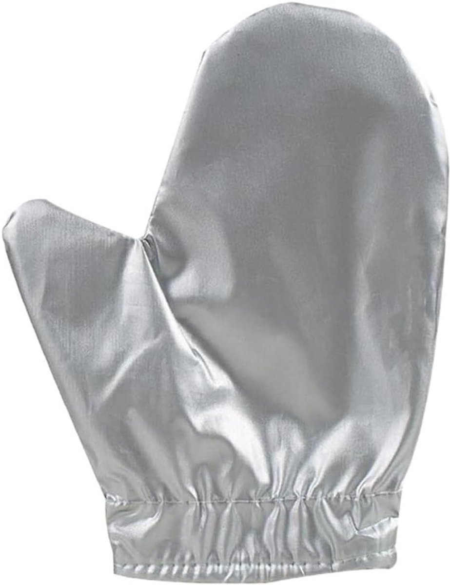 Stoomhandschoen - Strijkhanddoek Wanten - Kleding Stomen - Drielaagse Isolatie - 23 x 13 cm - Zilver