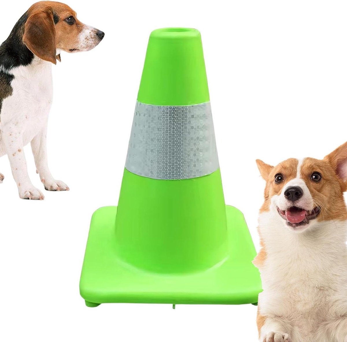 Hondenplaspaal - Hondentoilet Binnen - Zindelijkheidstraining Hond - Cilindrisch Ontwerp - 30x20x20cm - Groen