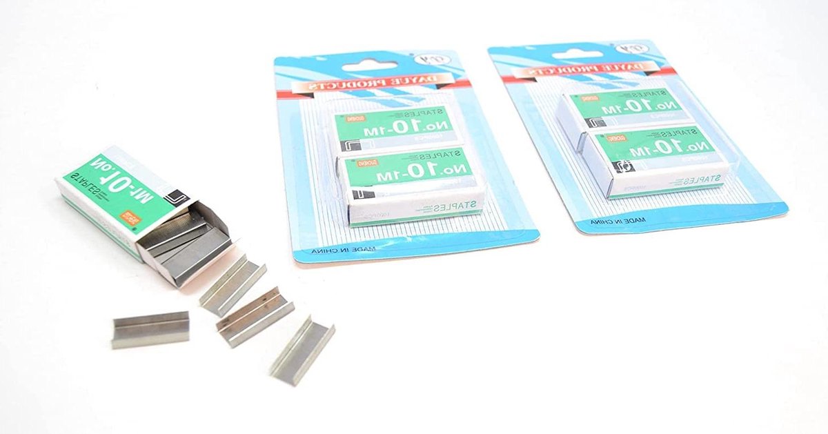 Nietjes Nummer 10 - Kleine nietjes - Papier nieten - 4000 stuks - 1 meter - Zilver