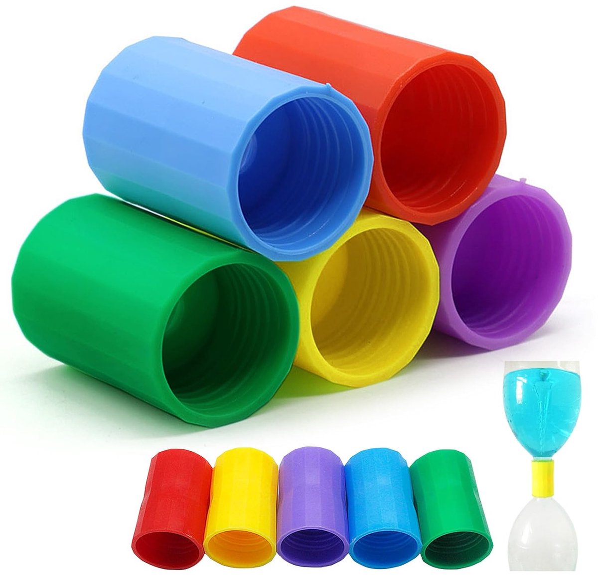 Hexagonaal water, 10 stuks, waterverwarrende flessenverbinder, tornado-verbindingsfles, voor tornado-productie, wetenschappelijk experiment, testen, onderwijs