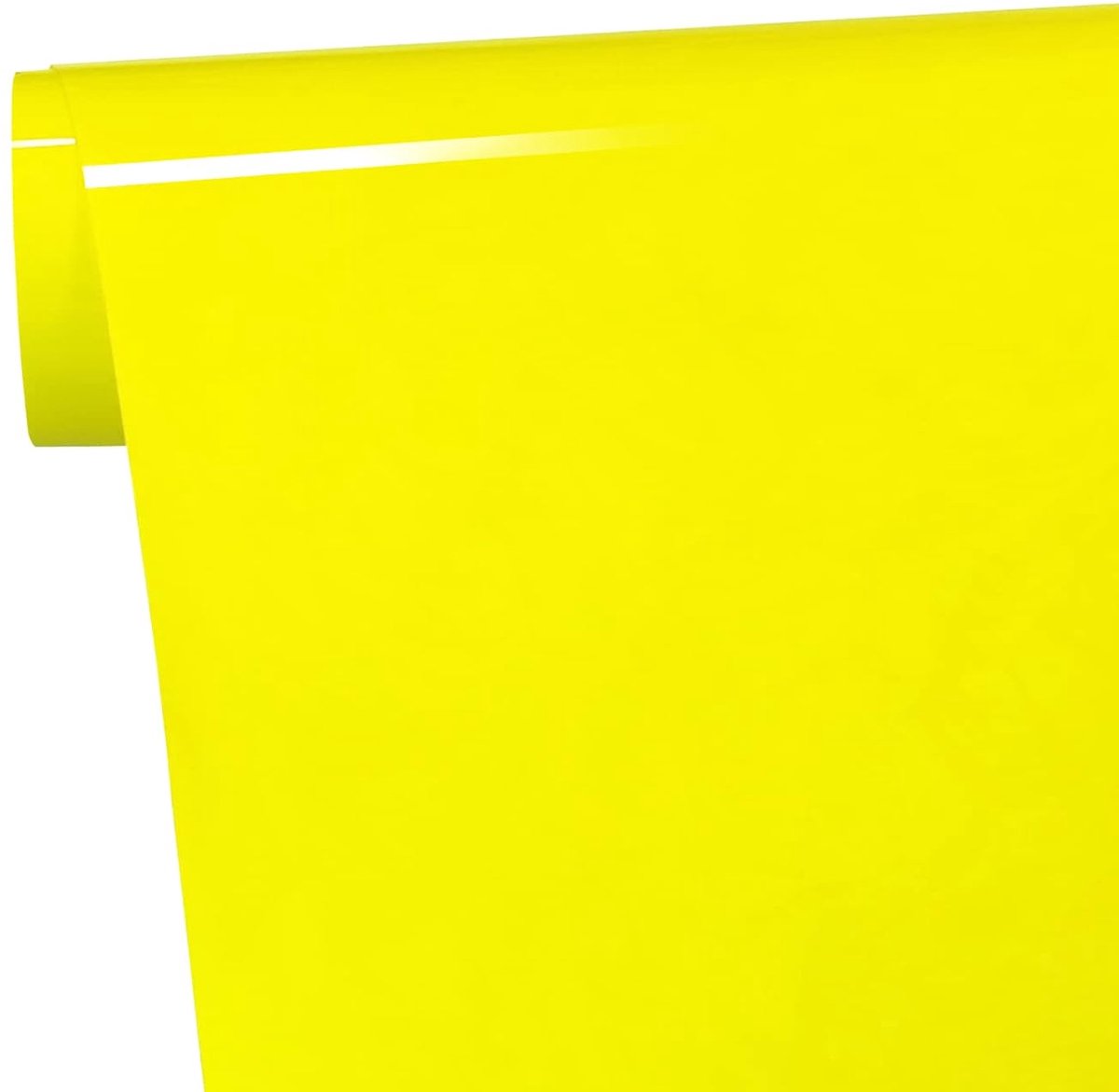 Warmteoverdracht Vinyl Roll, Plotterfolie, Heat Transfer Vinyl 30 cm × 3 m, strijktransferfolie, voor doe-het-zelf T-shirt, stoffen (Citroen Geel)