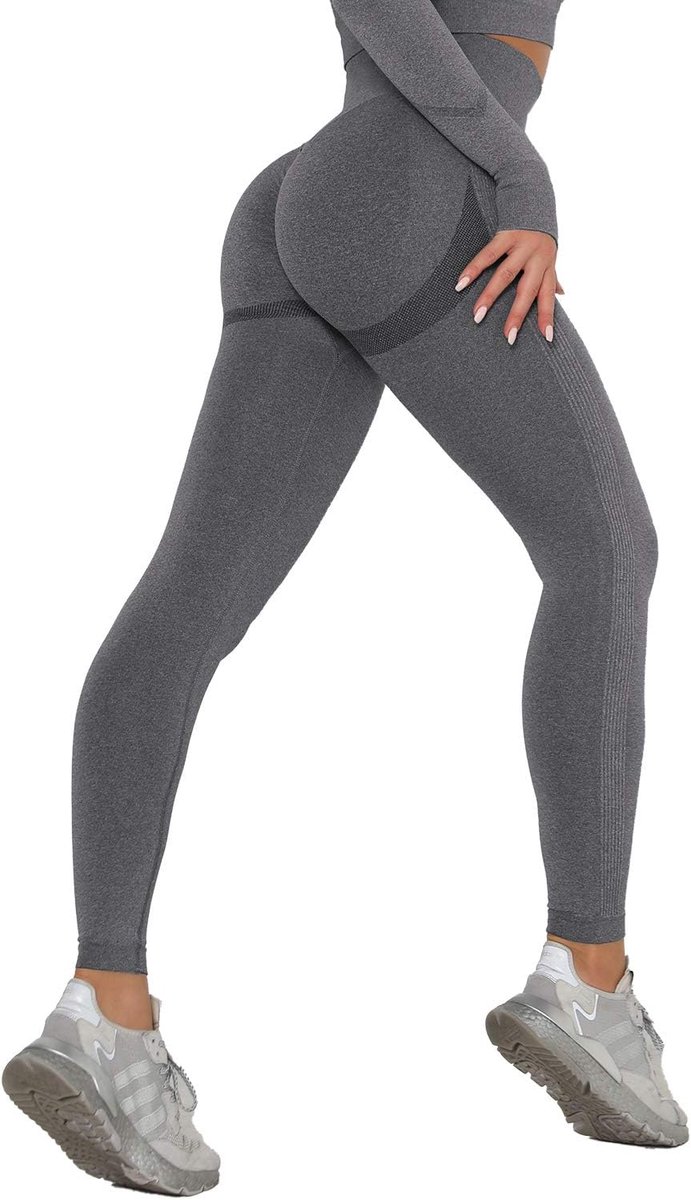 opgerekte yogabroek voor trainen in de sportschool, naadloze leggings, sportpanty voor vrouwen