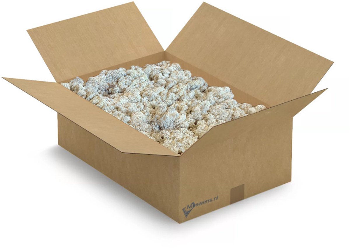 Moswens Rendiermos - 3 KG - Doos XL - 0,40 m² - Naturalis
