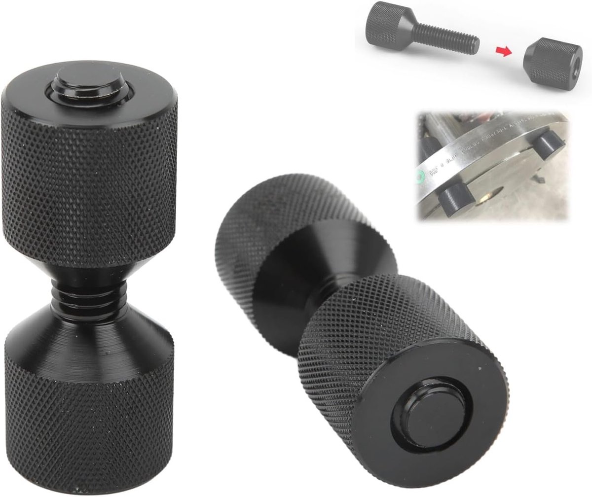 SnelShoppen - 2Pcs Twee-Hole Pin Set, Aluminium 2 Gat Pijp Flens Aligners Verbinding Uitlijn Pin voor Auto Schepen Grote Machines, Duurzaam en Gebruik