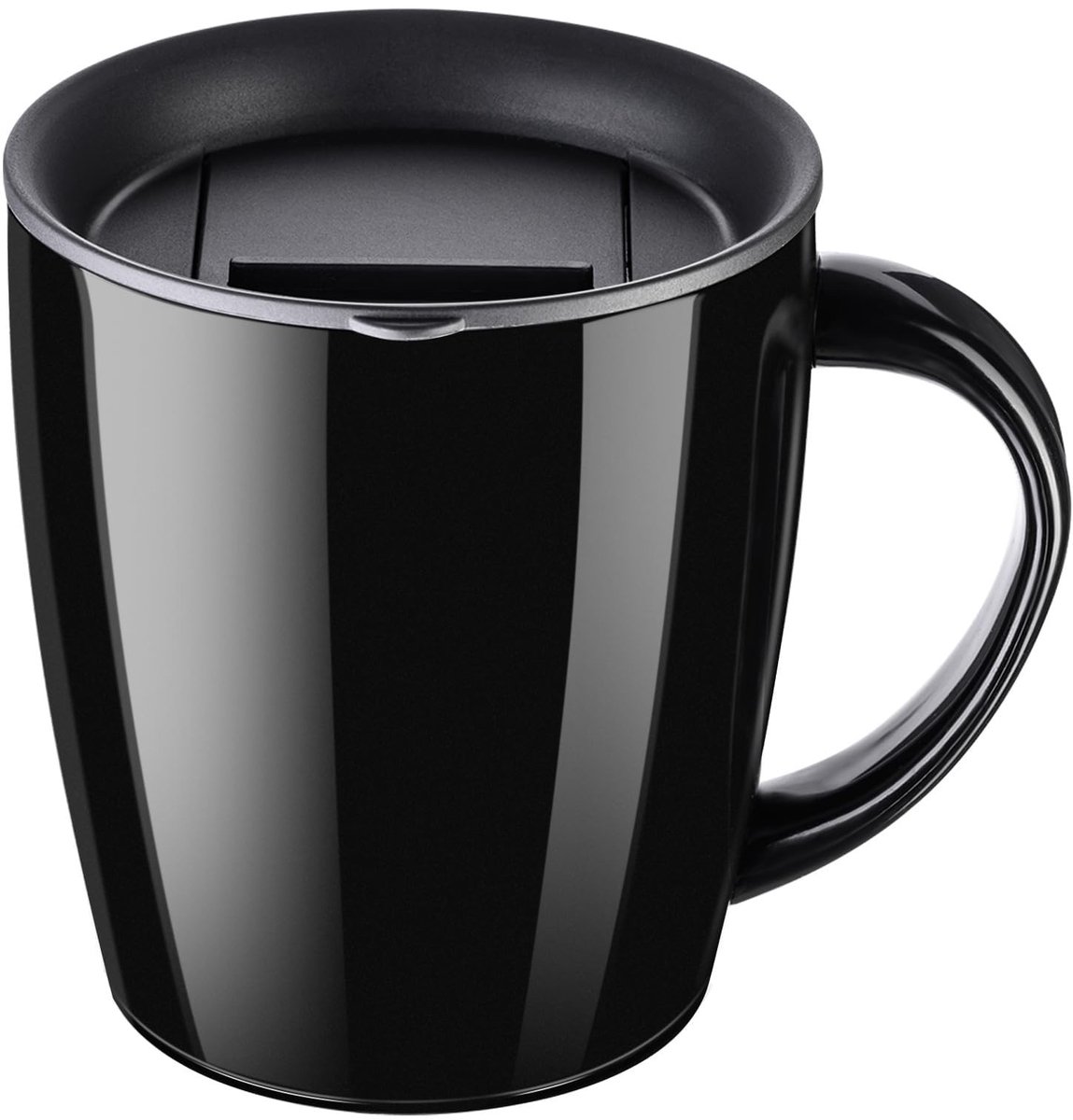 Omgoods - RVS Thermosmok 350 ml met Handvat en Deksel