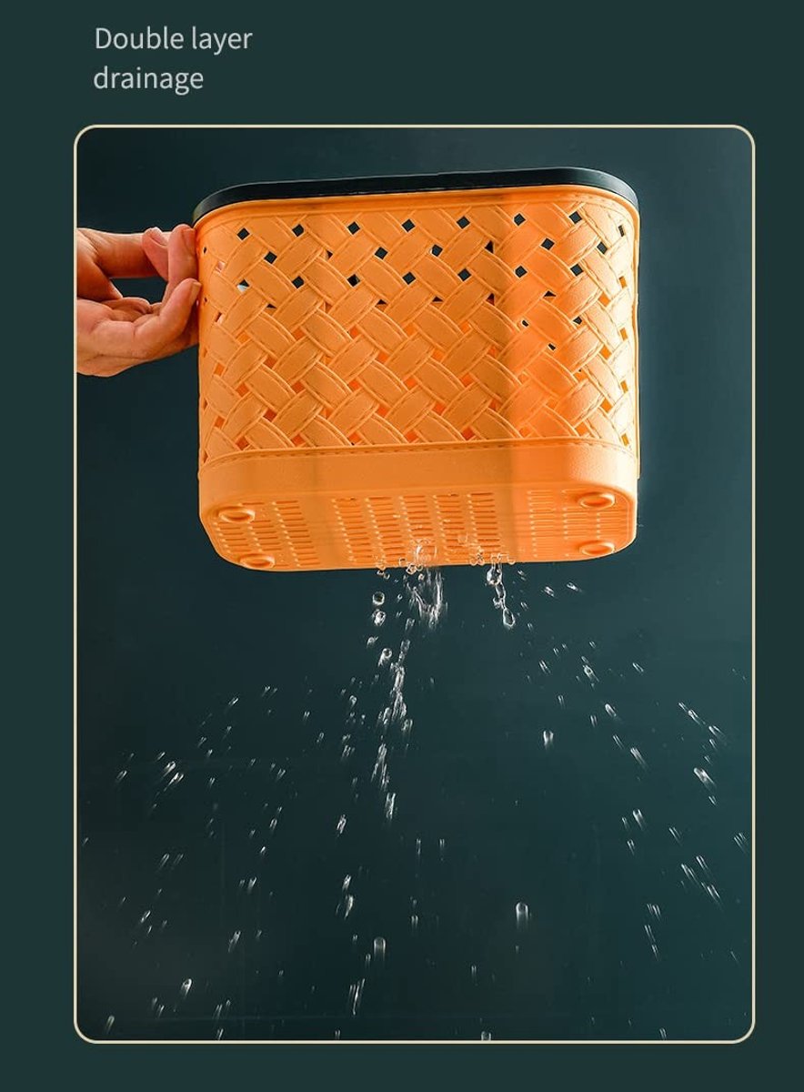 Omgoods - Plastic Bestek Drooghouder voor Keuken met 3 Compartimenten