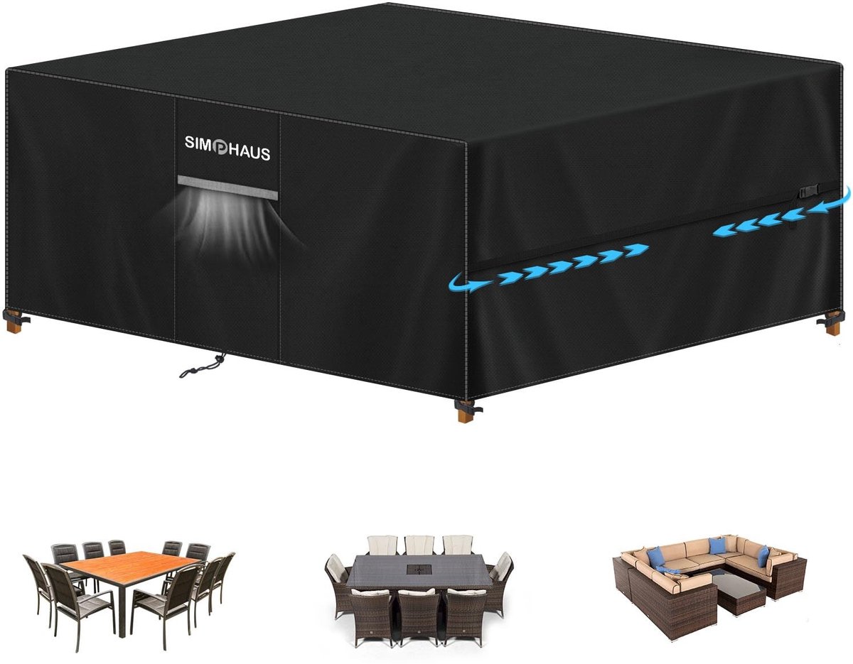 Omgoods - Waterdichte Tuinmeubelcover 300x250x100cm Oxford Stof