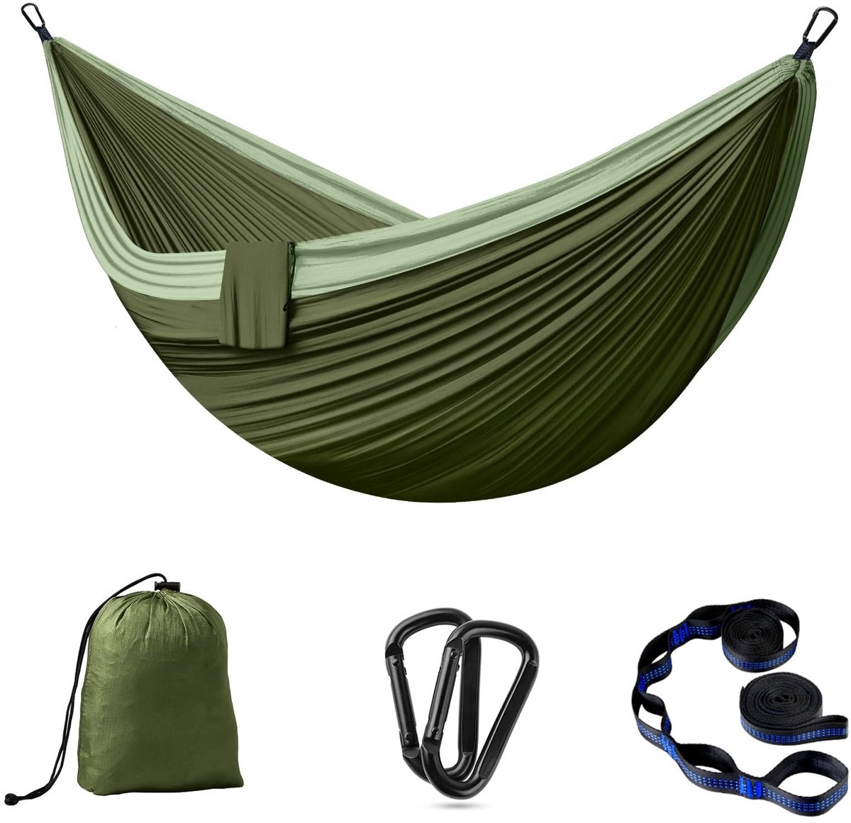 Omgoods - Outdoor Hangmat voor 2 Personen - 300 x 200 cm Ultralicht en Ademend