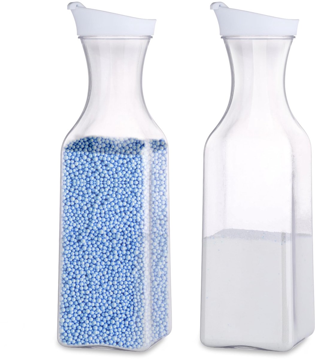 Omgoods - Set van 2 Duurzame Vaatwasmiddel Opslagdozen 1.5L