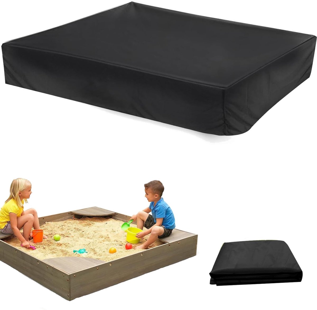 Omgoods - Sandbox Cover - 120 x 120 cm - Beschermende Dekking voor Zandbak