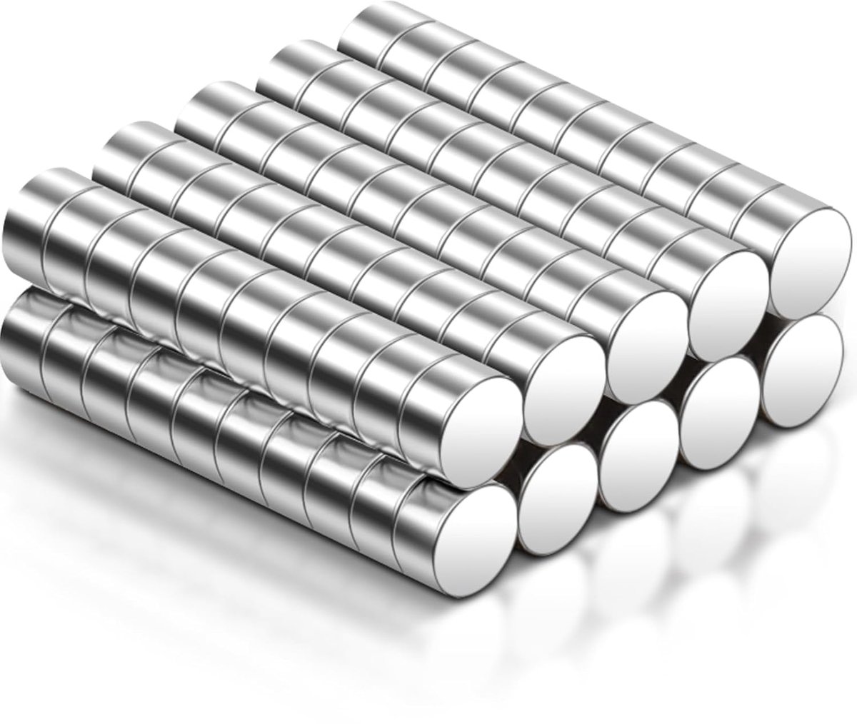 Mini magneten 2x1mm - sterke neodymium rond - ideaal voor knutselen en miniaturen - ShopVlot