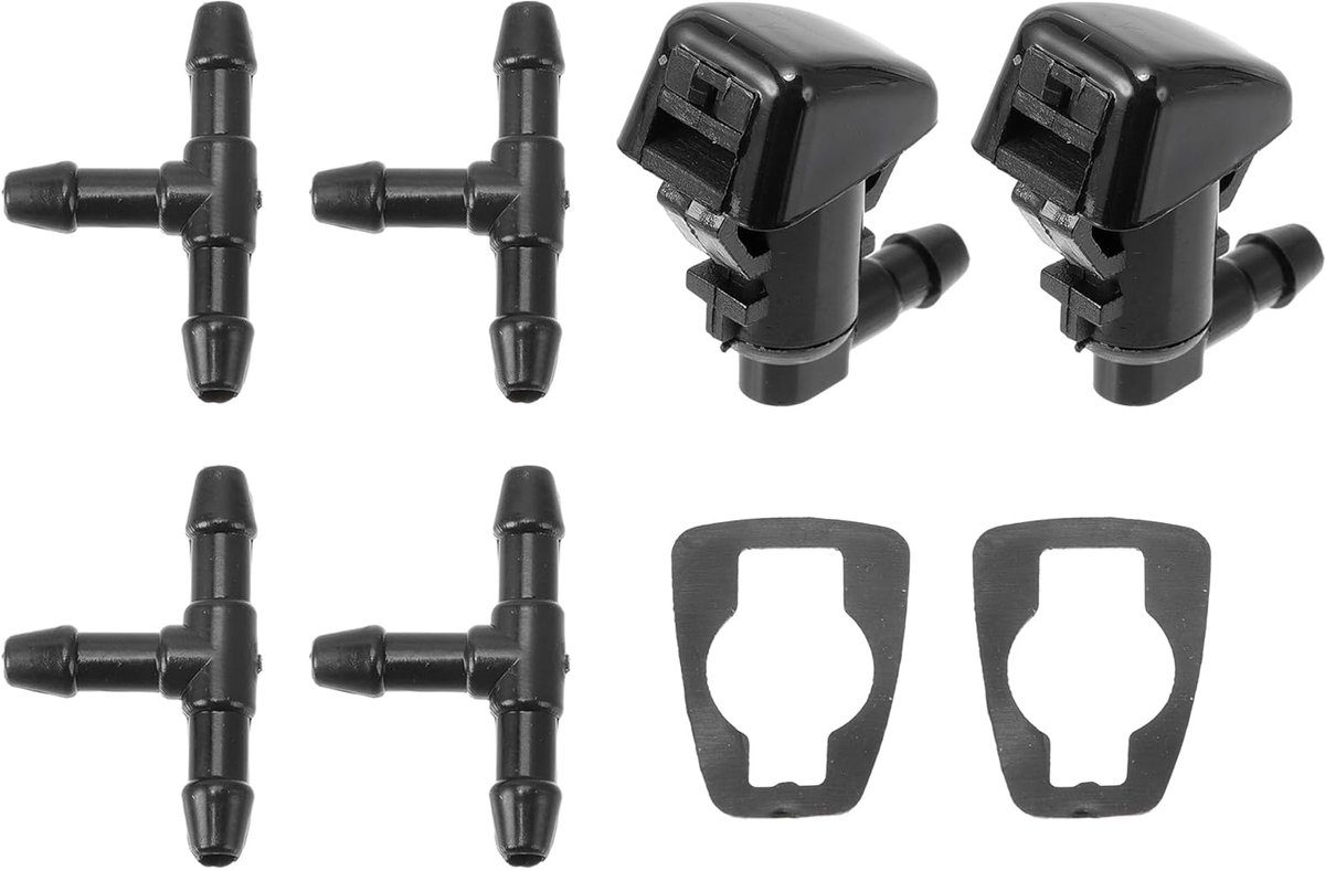 Windshield Washer Nozzle Kit for Dodge Nitro Windshield Spray Nozzles Windshield Wiper Spray Washer Jet No.55157319AA - ShopVlot