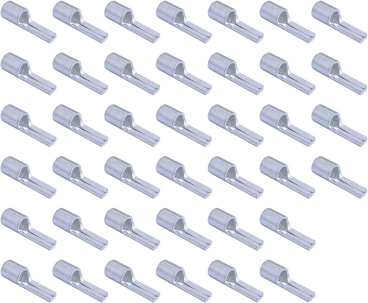 Tinned koperen vlakke pen aansluitingen 25mm² - niet-geïsoleerd - hoogwaardig koper - veilige elektrische verbindingen - ShopVlot