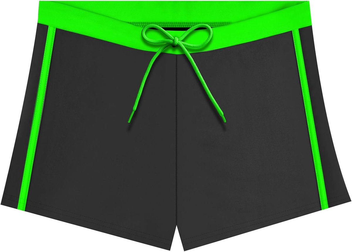 Zwemshorts Badmode Jongens Hipster Boxershorts met Verstelbaar Trekkoord Snel Drogende Zwemboxer Zwembroek voor Kinderen met Gevoerde Elastische Tailleband
