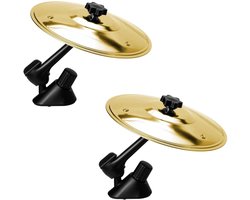 2 stuks auto-ongeluk cimbalen, crash cimbalen, auto cimbalen, mini crash bekken, crash cimbalen auto, auto drumstel bekken, grappig mini drum accessoires voor de auto - Voor alle voertuigtypes